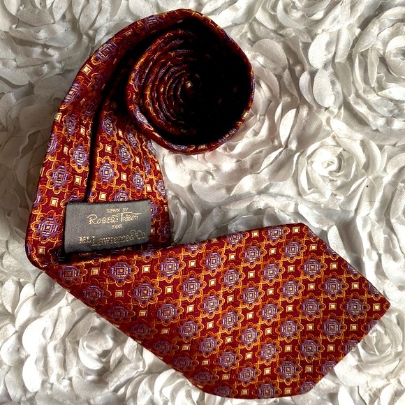 New Robert Talbott mens silk tie